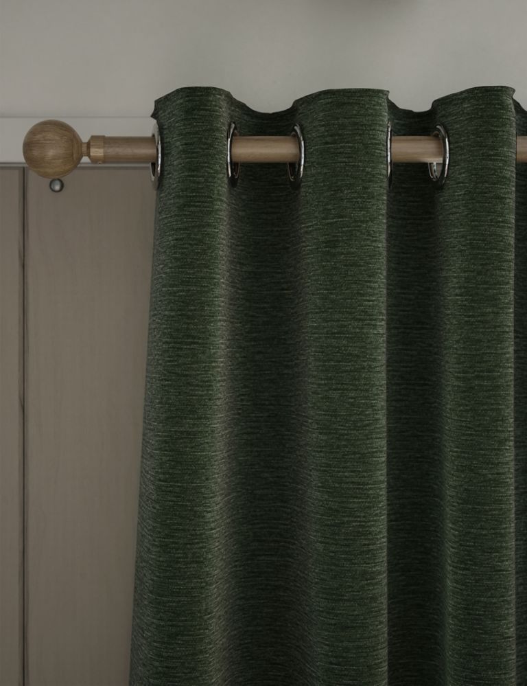 Chenille Eyelet Curtains 1 of 5