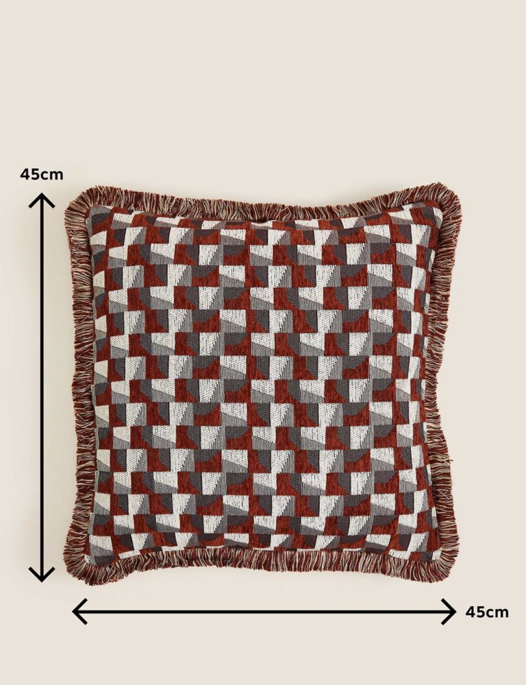 Chenille Geometric Cushion 6 of 6