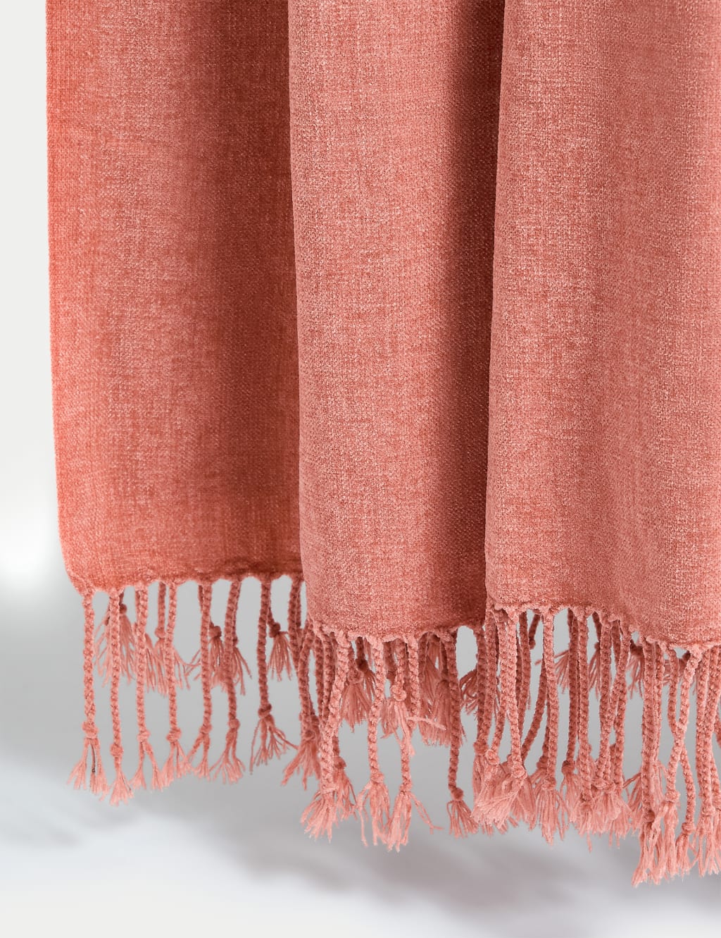 Chenille Plain Throw M&S Collection M&S