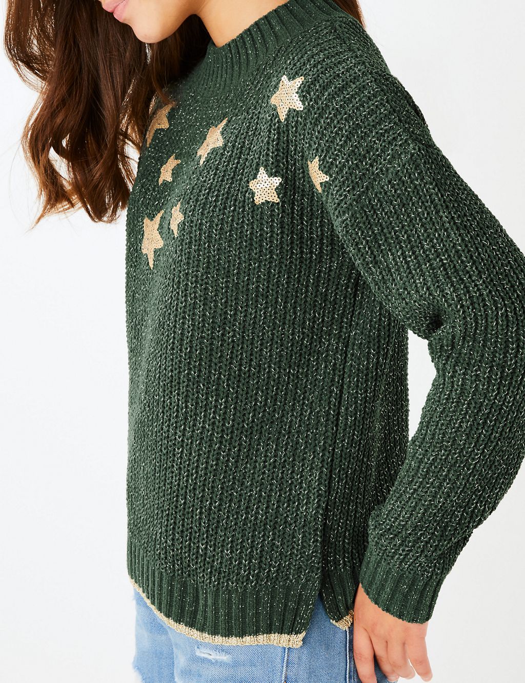 Chenille Star Sequin Jumper (3-16 Years) 2 of 4