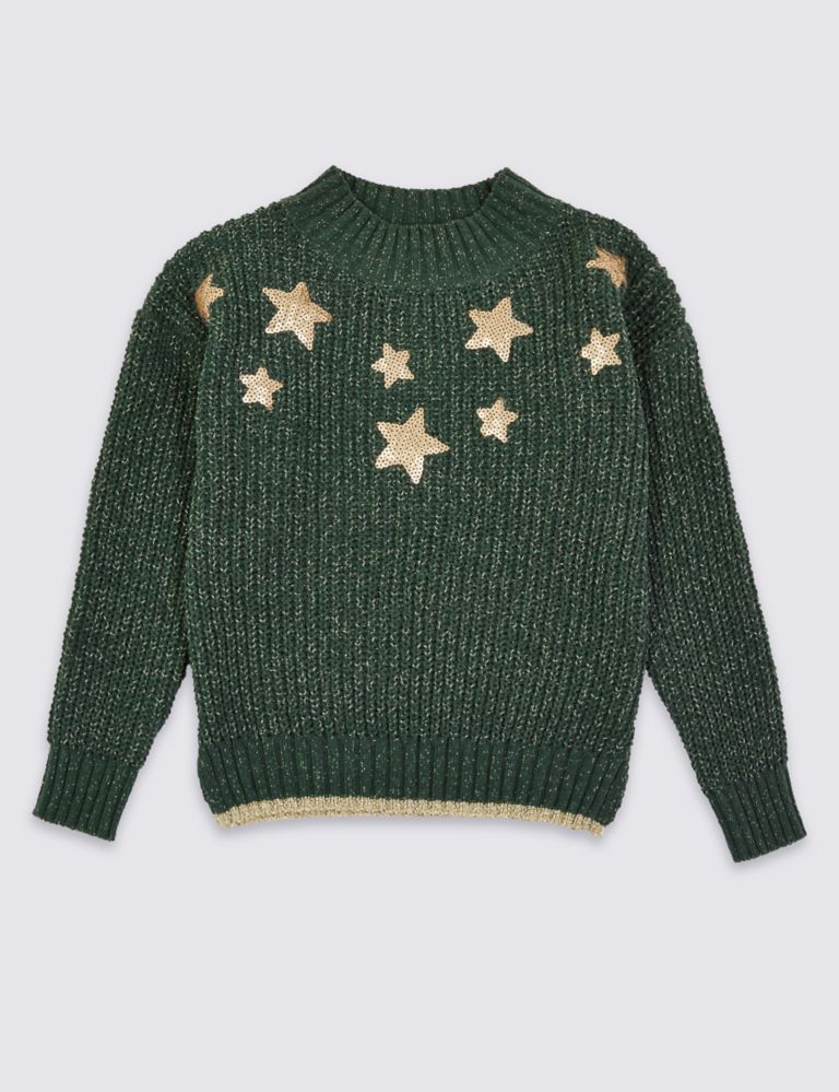 Chenille Star Sequin Jumper (3-16 Years) 2 of 4