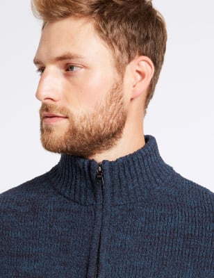 mens chenille cardigan