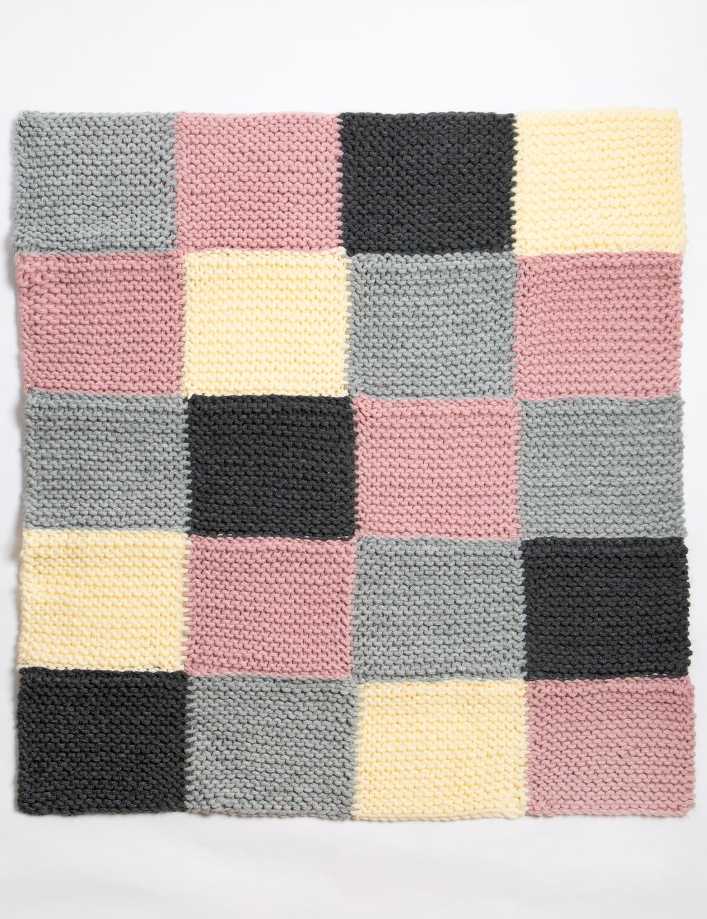 Chequered Blanket Knitting Kit 2 of 5