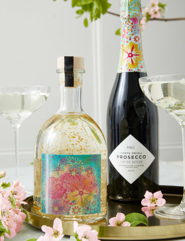 Cherry Blossom Glitter Gin Globe And Prosecco T Mands