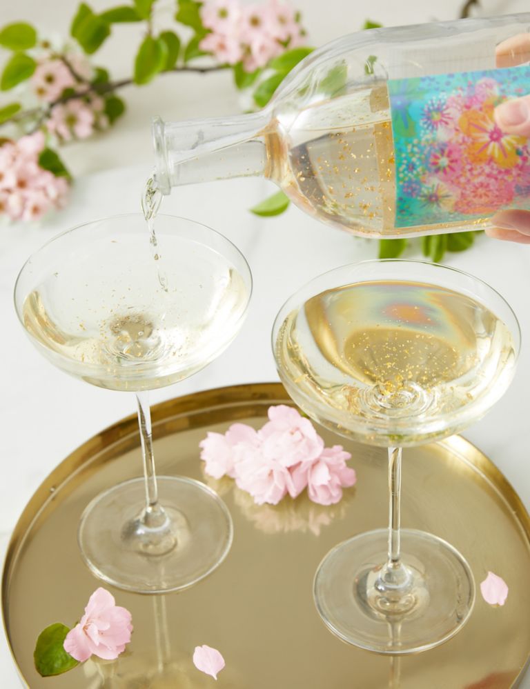 Cherry Blossom Glitter Gin Globe & Prosecco Gift 2 of 4