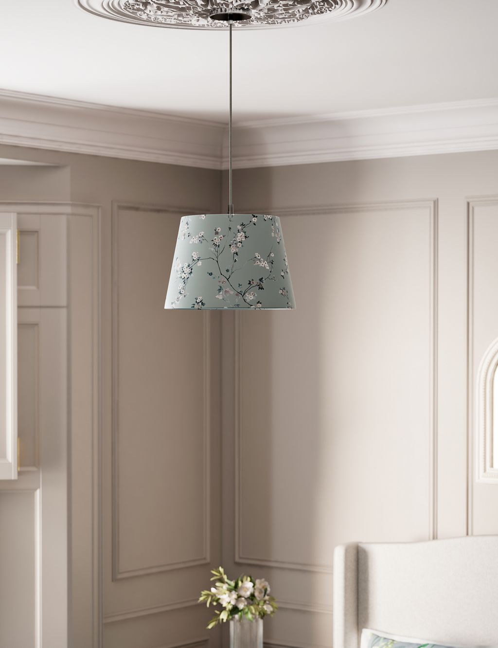Cherry Blossom Tapered Lamp Shade 7 of 8