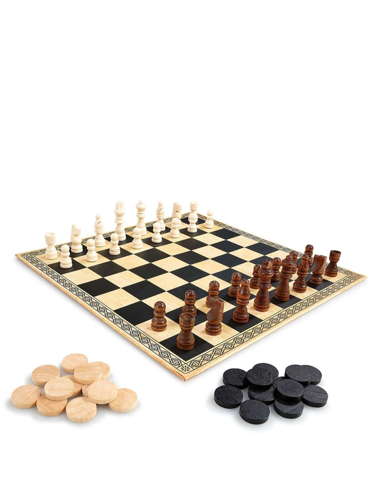 Black And White Smart Play Cardboard Chess Game Set, 6+ Years, Packaging  Type: Box