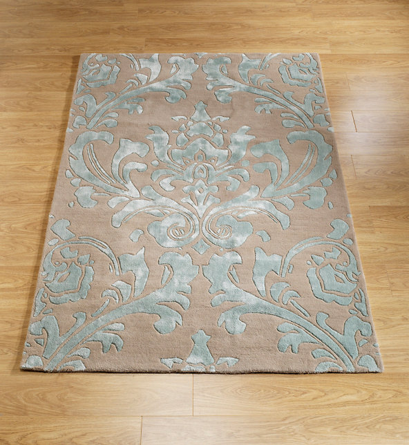 Chester Damask Rug Image 1 of 1