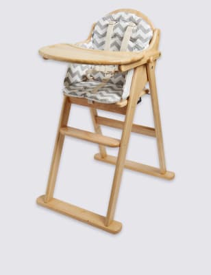chevron high chair