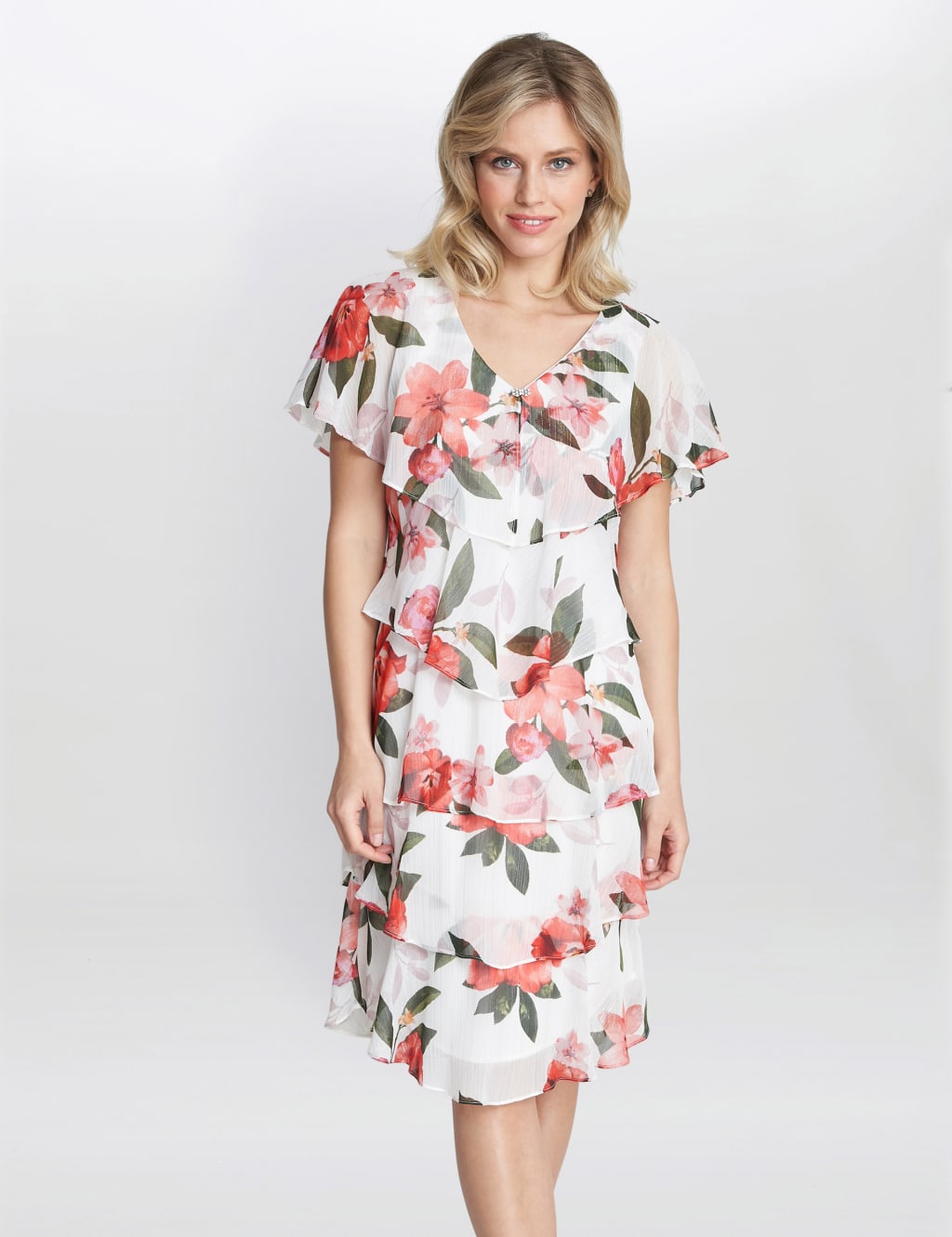 Chiffon shift hot sale dresses uk