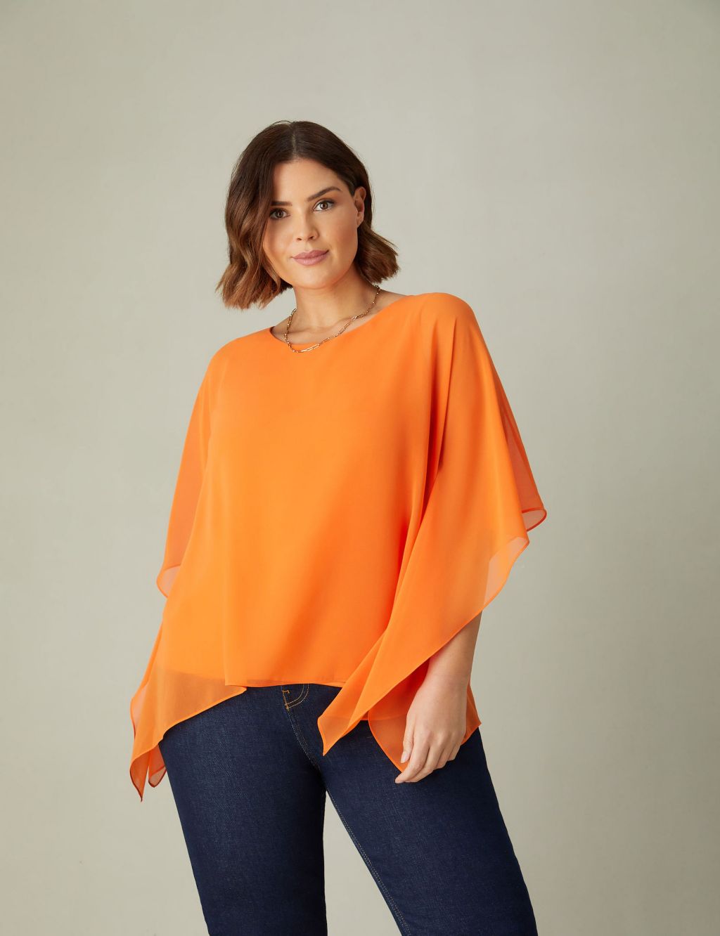 Chiffon Relaxed Blouse 3 of 3