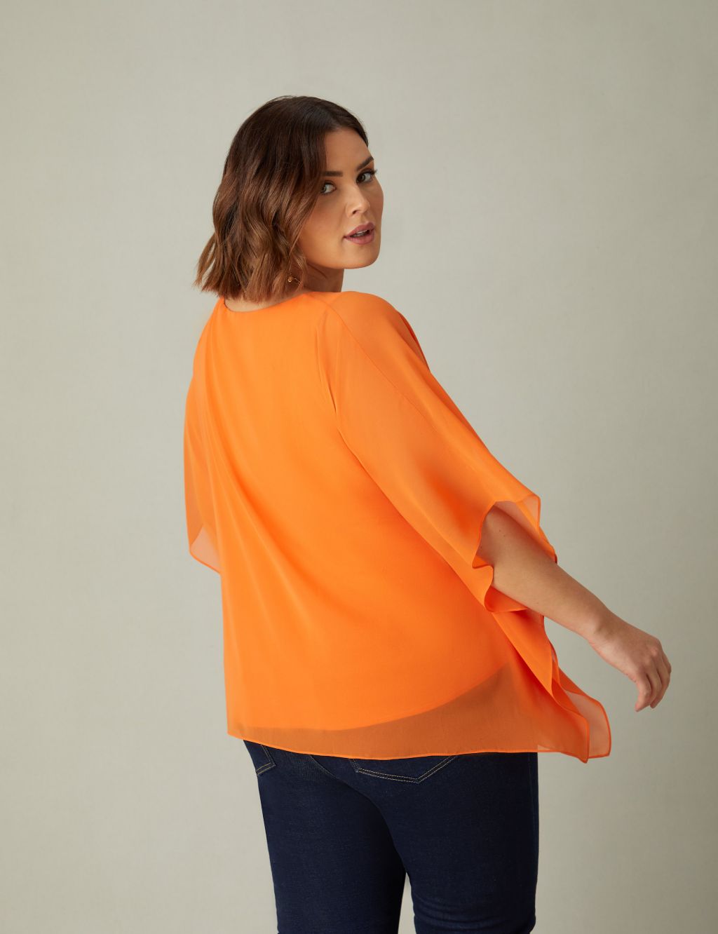 Chiffon Relaxed Blouse 2 of 3