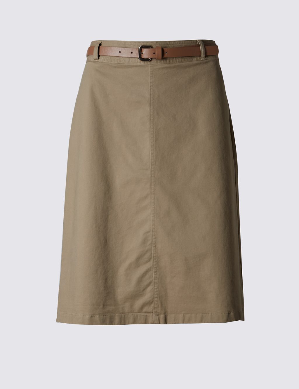 Chino A-Line Skirt 1 of 3