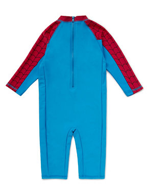 Chlorine Resist 2 Piece Quick Dry Safe in the Sun Spider-Man™ Swimsuit (1-7 Years) Image 2 of 4