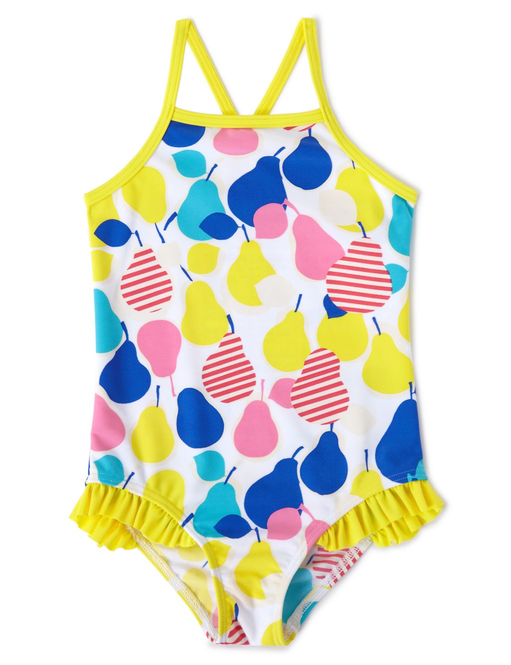 Chlorine Resistant Lycra® Xtra Life™ Pear Print Swimsuit (1-7 Years) 3 of 3