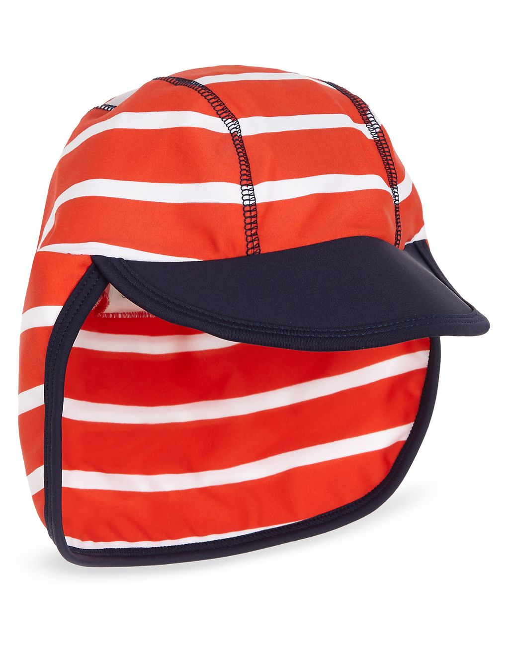 Chlorine Resistant Lycra® Xtra Life™ Quick Dry Safe in the Sun Striped Hat (1-6 Years) 1 of 1