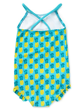 Chlorine Resistant Pineapple Print Swimsuit (1-7 Years) Image 2 of 3