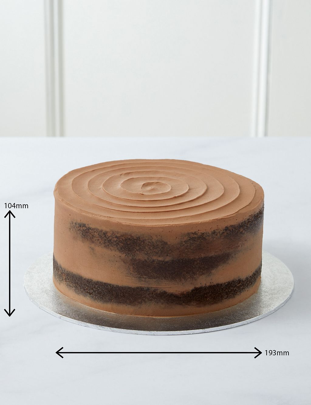 Chocolate Naked Cake (Serves 24) 2 of 4
