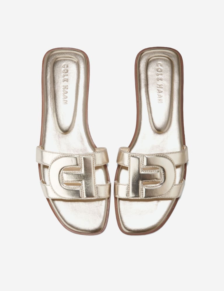 Cole haan open toe flats sales