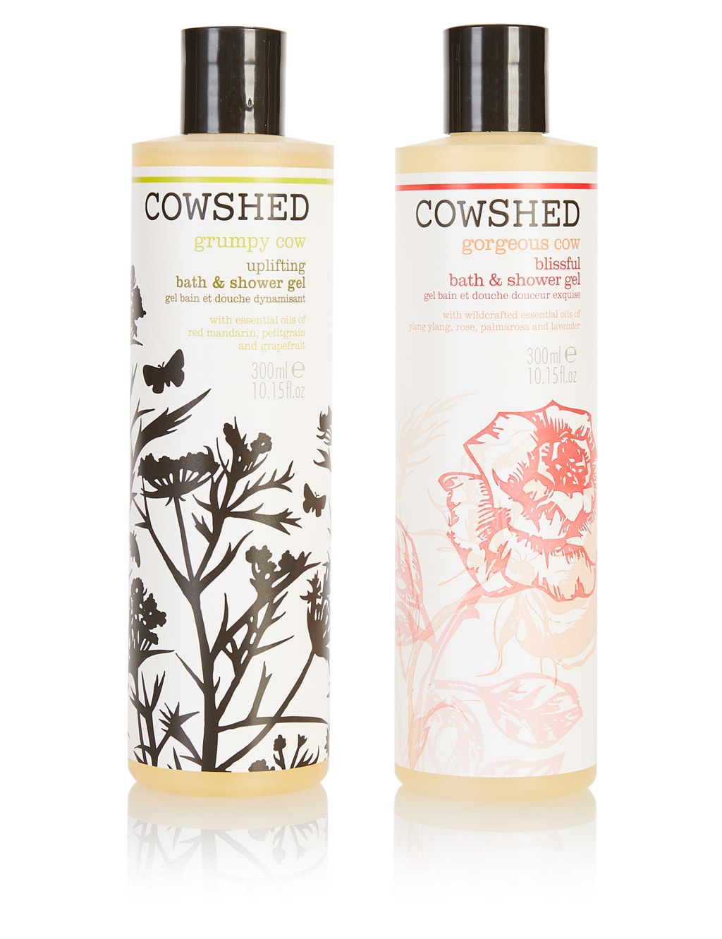 Christmas Bath & Shower Gel Duo 300ml Cowshed M&S