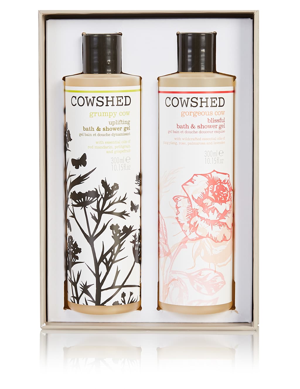Christmas Bath & Shower Gel Duo 300ml Cowshed M&S