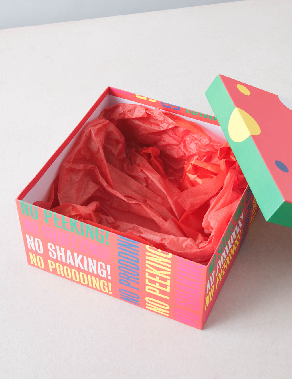 Christmas Eve Box & Tissue Paper Pack Large Box with Red Tissue Paper