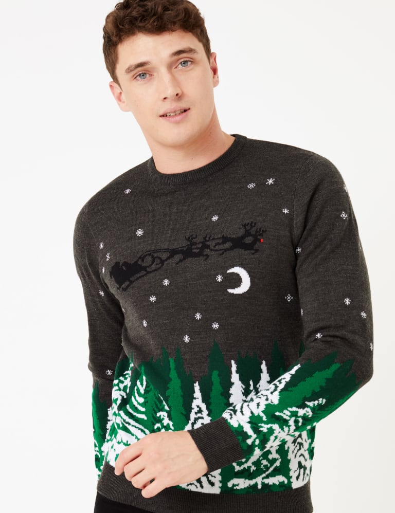 Christmas jumper m&s mens top