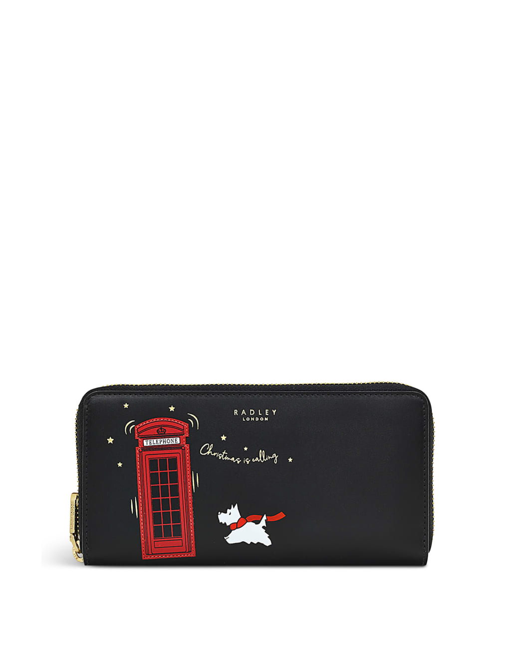 Christmas Is Calling Leather Purse Radley M S