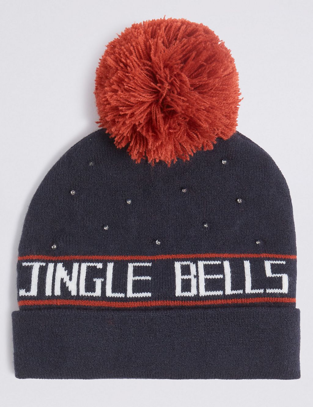 Christmas Jingle Bells Beanie Hat 1 of 2