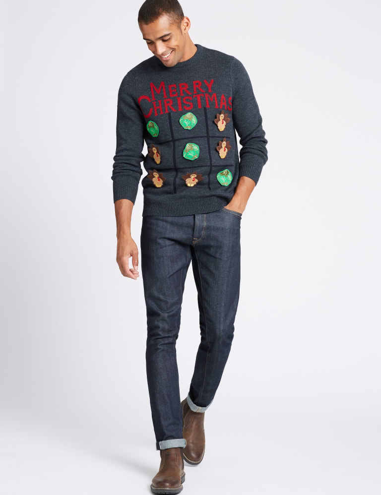 Christmas jumper m&s mens store