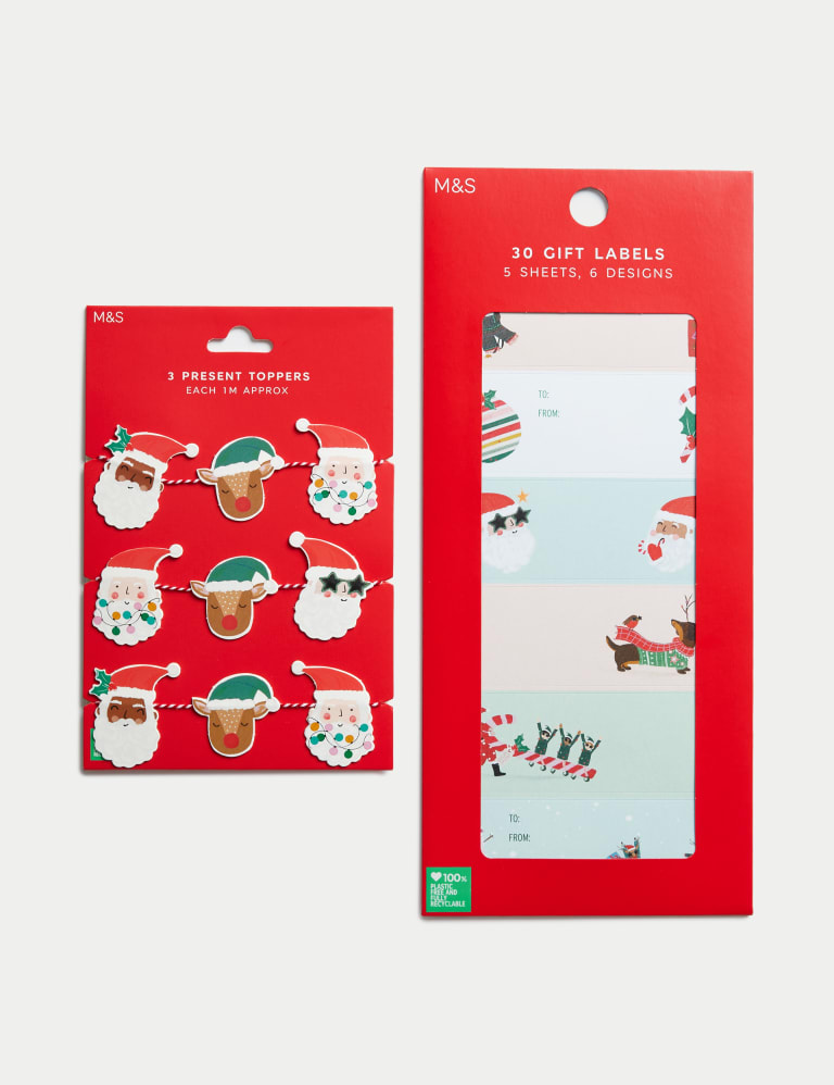 Christmas Kids Gift Wrapping Accessories Pack M S