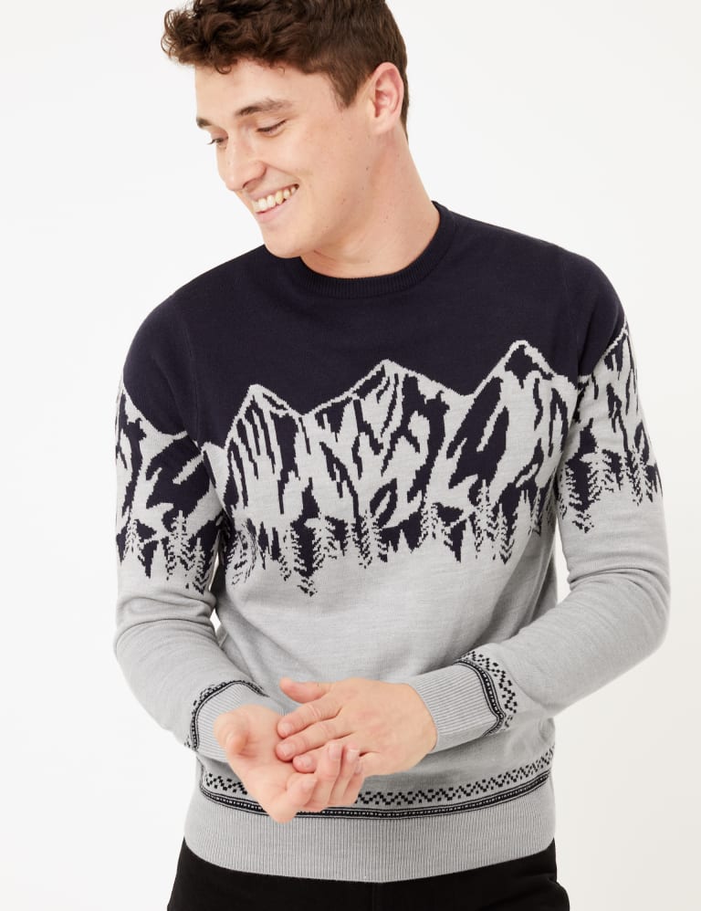 M&s llama jumper shop