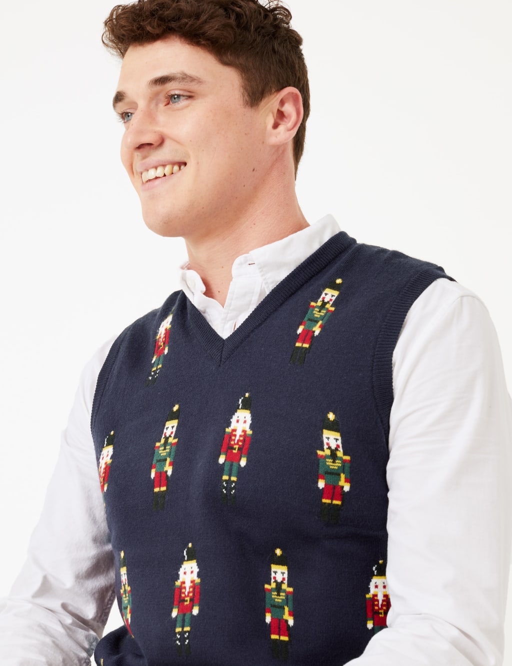 Christmas Nutcracker Tank Jumper M S Collection M S