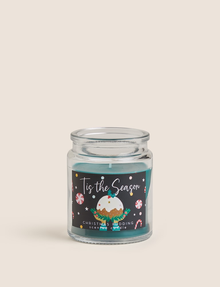 Christmas Pudding Jar Candle M&S Collection M&S