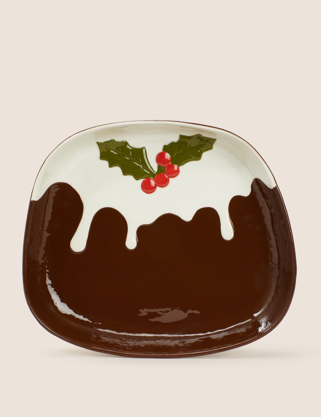 Christmas Pudding Serving Platter | M&S Collection | M&S