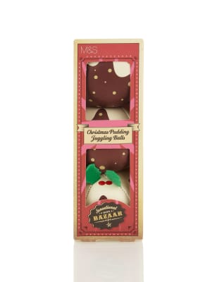 Christmas Puddings Juggling Balls M&S