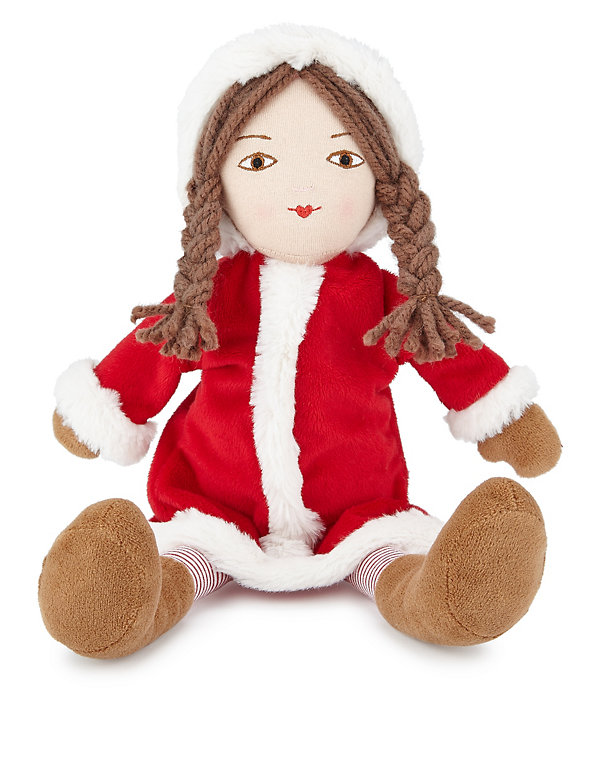 Christmas Rag Doll (34cm) Image 1 of 2