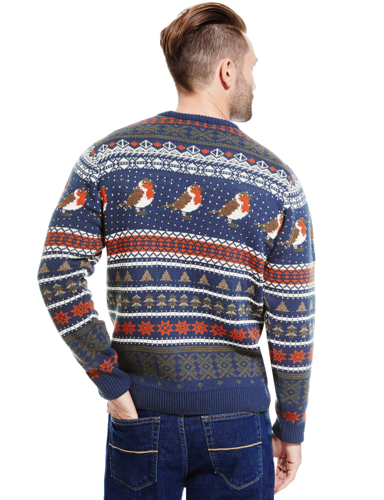 Christmas Robin & Fairisle Jumper 3 of 3