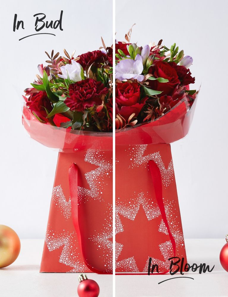 Christmas Rose & Freesia Gift Bag 3 of 7