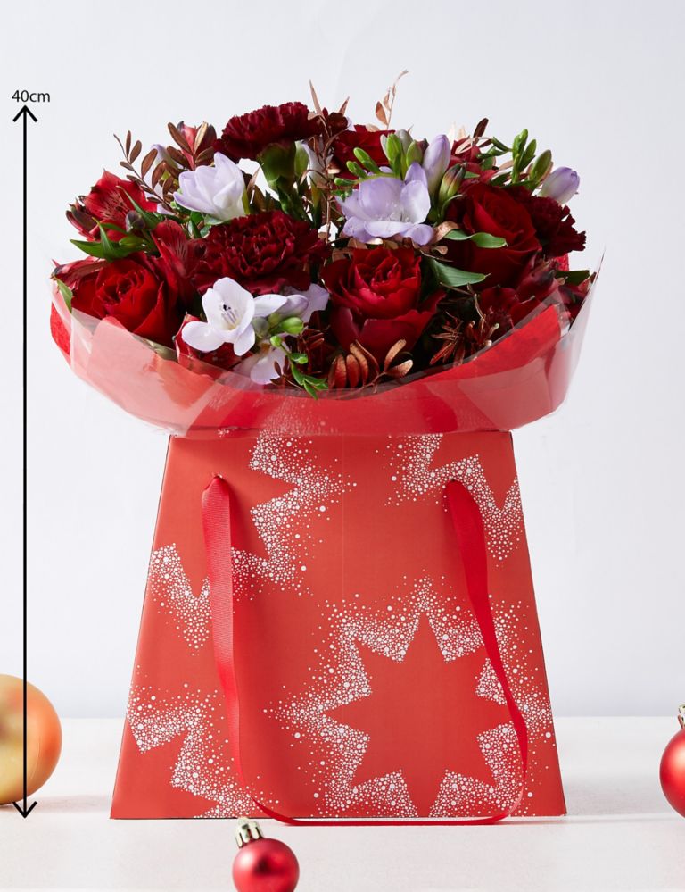 Christmas Rose & Freesia Gift Bag 4 of 7