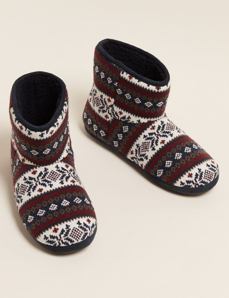 Christmas Slipper Boots with Freshfeet™ 2 of 4