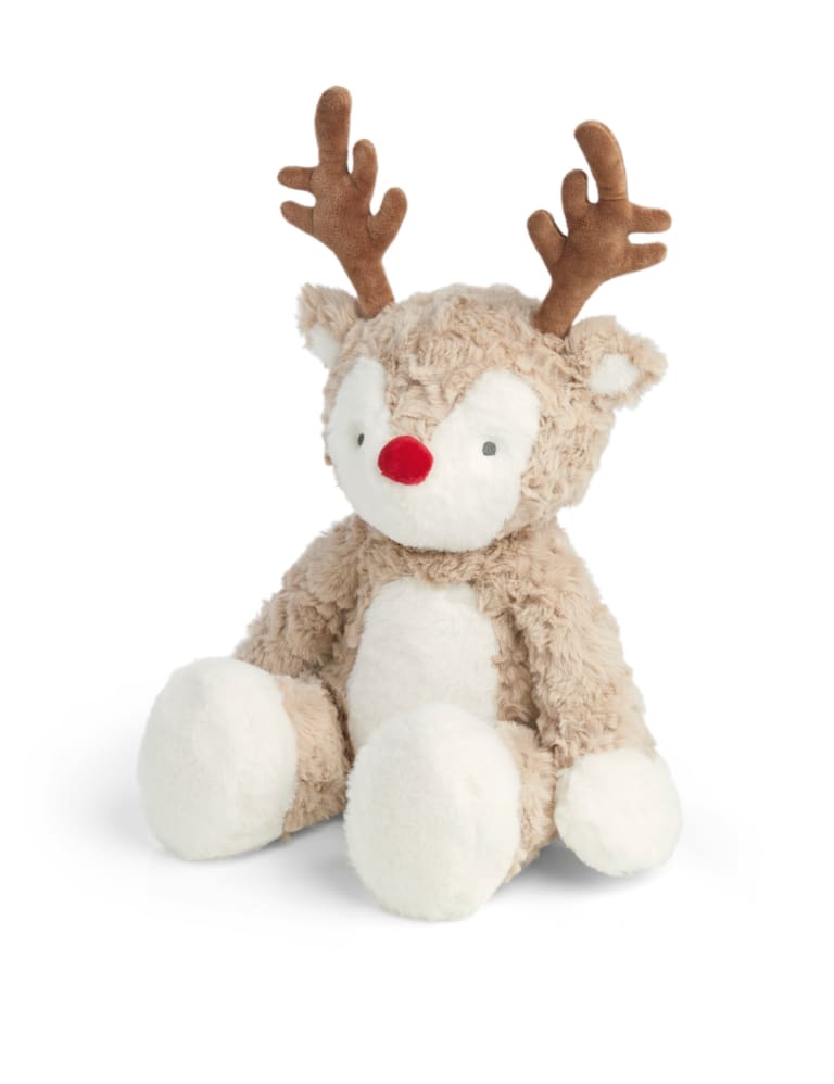 Christmas reindeer soft toy discount