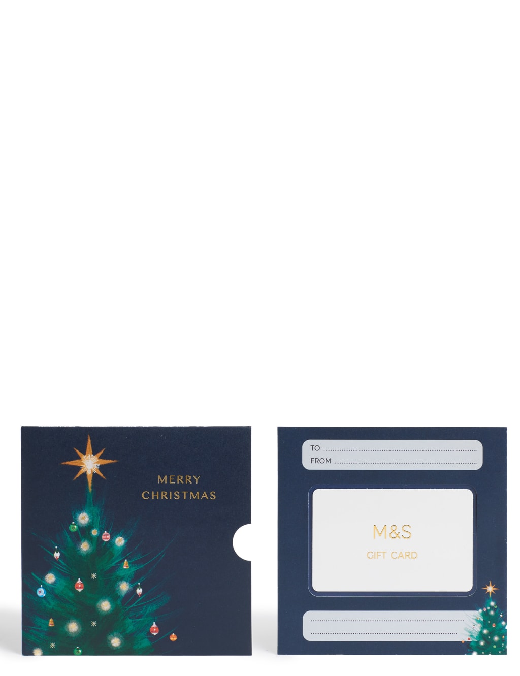 Christmas Tree Gift Card M&S