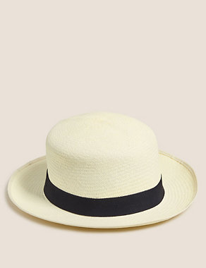 Christy's Foldable Straw Panama Hat Image 2 of 6