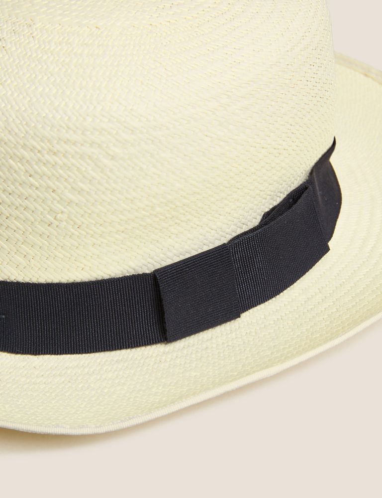 Christy's Foldable Straw Panama Hat 3 of 6