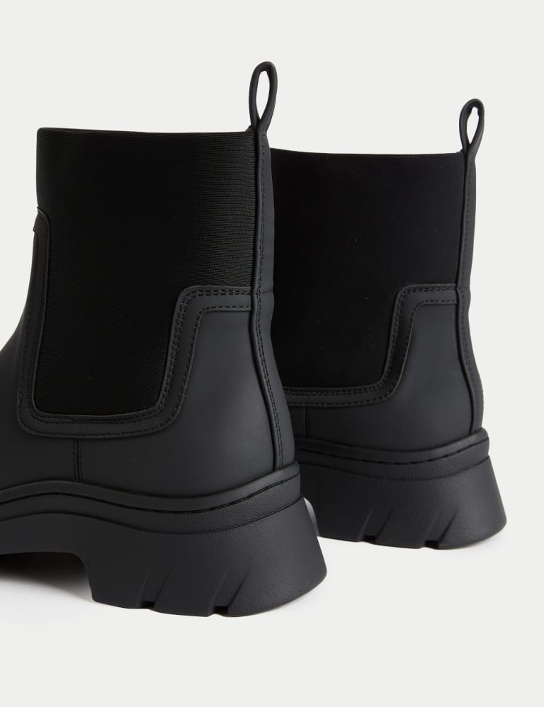 Chunky Chelsea Flatform Boots M S Collection M S