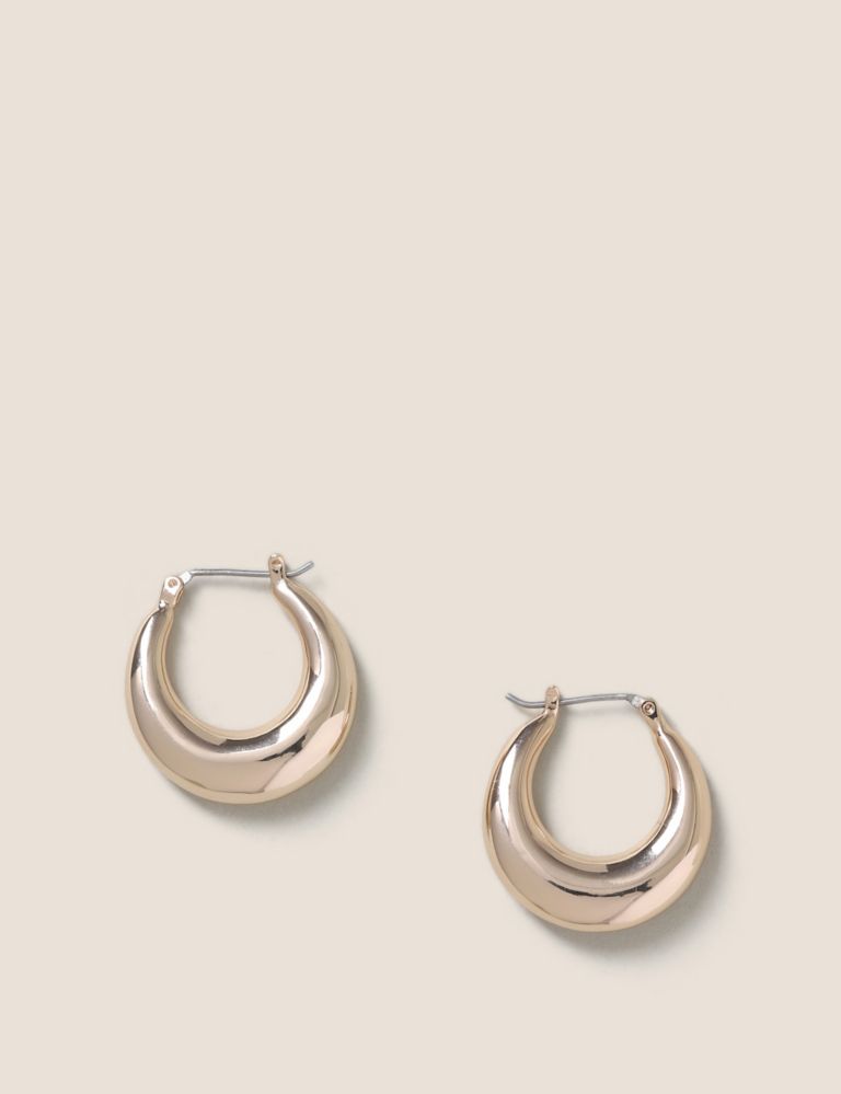 Thick Chunky Hoop Earrings