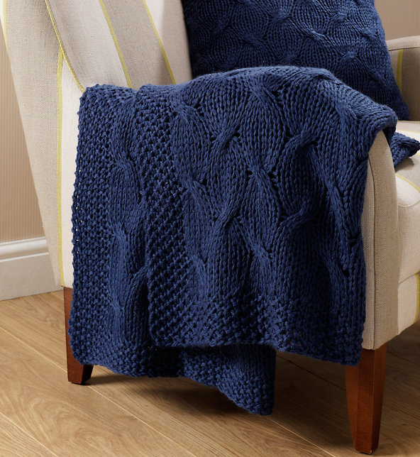 Chunky Knit Throw Image 1 of 1