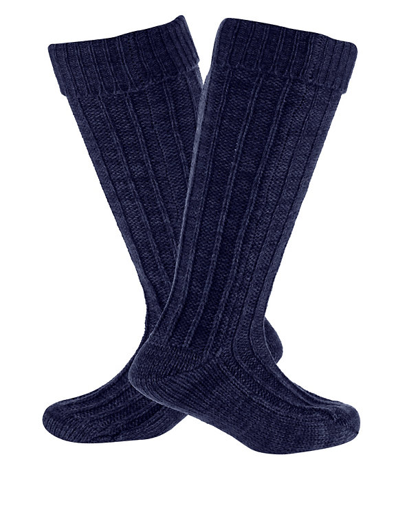 Chunky Knit Welly Boot Walking Socks Image 1 of 1
