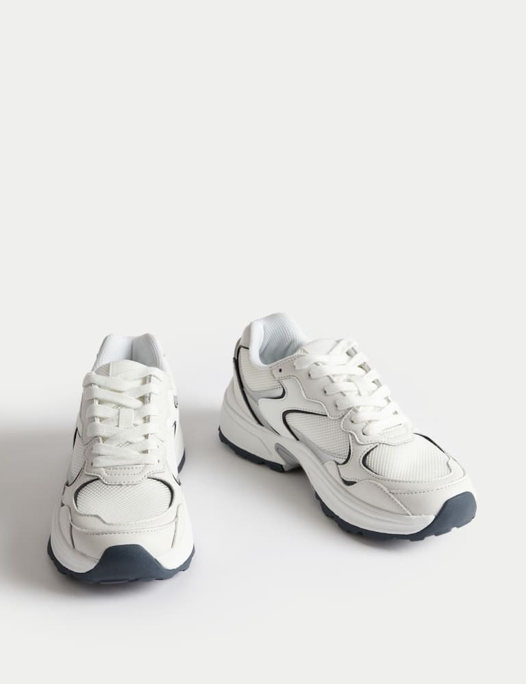 Chunky cheap mesh trainers